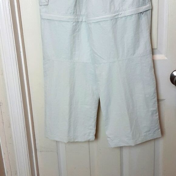 Womans Lands End Cream‎ Zipper Off Legs /S 28 pants cargo - Picture 6 of 8